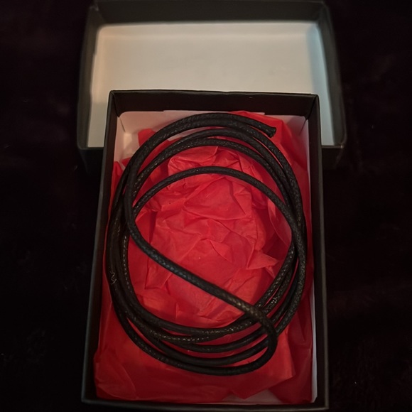 Accessories Mens Leather Wrap Around Bracelet Nib Poshmark